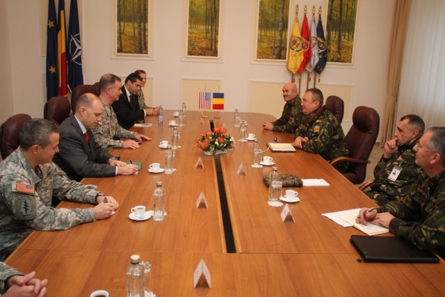 Aspect din timpul intalnirii de lucru - foto Eugen Mihai