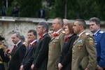 Aspect din timpul ceremonie dedicate Zilei Veteranilor de Razboi - foto Petrica Mihalache