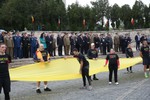 Aspect din timpul ceremoniei dedicate Zilei Veteranilor de Razboi - foto Valentin Ciobirca