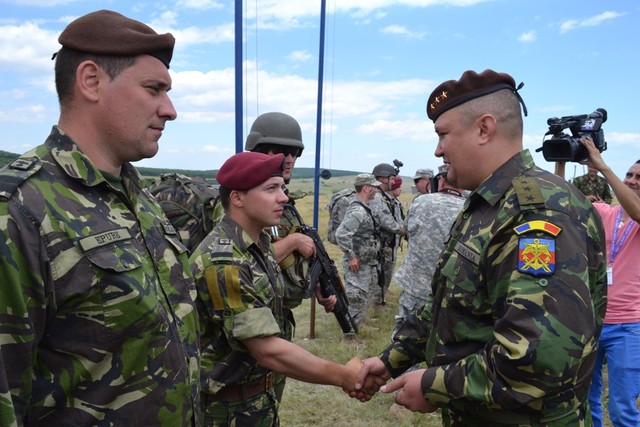 Aspect de la exercitiu - foto Iulian Cadulencu