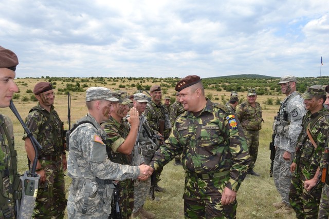 Aspect de la exercitiu - foto Iulian Cadulencu