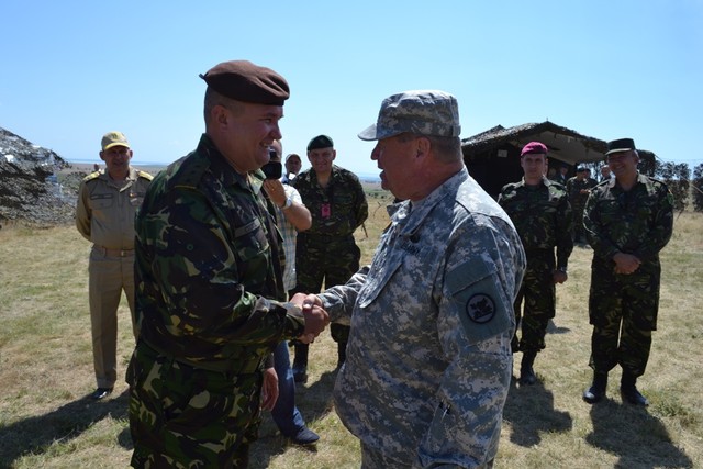 Aspect de la exercitiu - foto Iulian Cadulencu