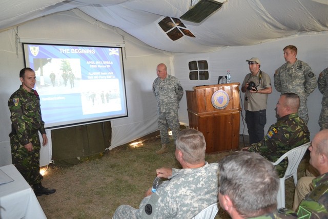 Aspect de la exercitiu - foto Iulian Cadulencu