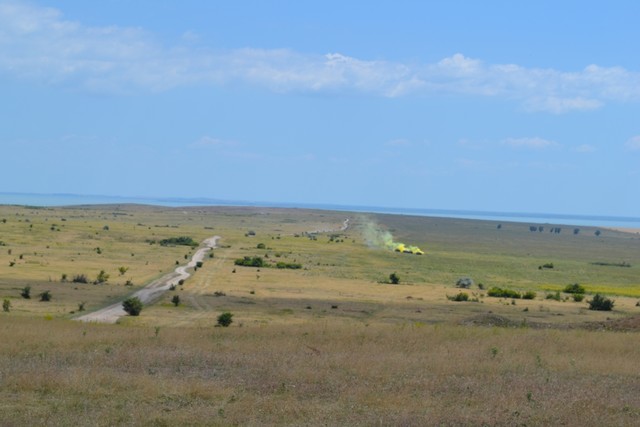 Aspect de la exercitiu - foto Iulian Cadulencu