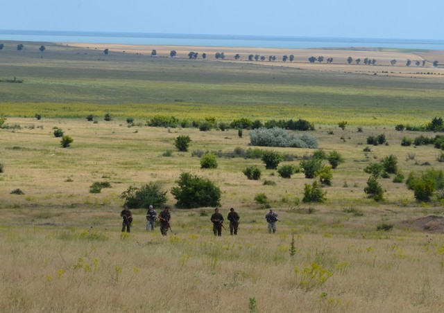 Aspect de la exercitiu - foto Iulian Cadulencu