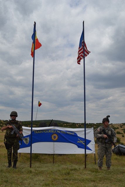 Aspect de la exercitiu - foto Iulian Cadulencu