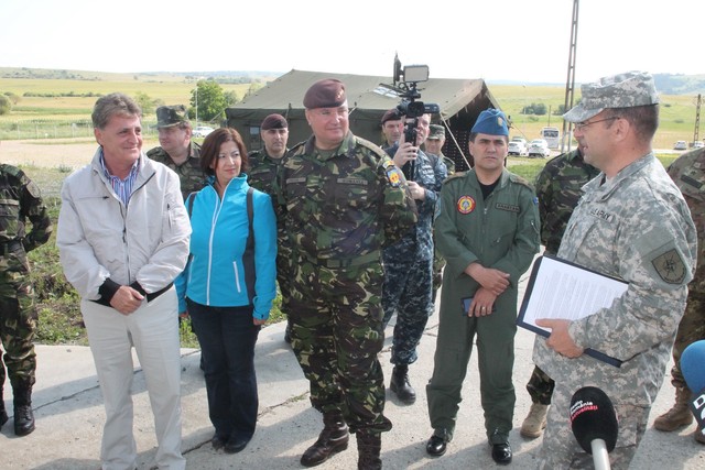 Aspect de la exercitiu - foto Eugen Mihai