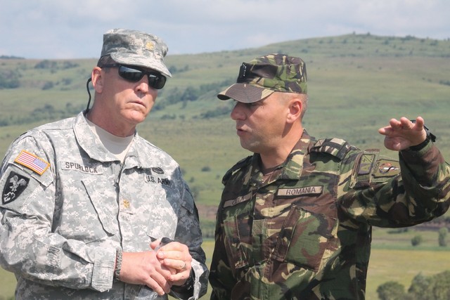 Aspect de la exercitiu - foto Eugen Mihai