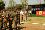 Ceremonia de predare - primire a comenzii  Diviziei  1 Infanterie DACICA catre Divizia Multinationala de Sud-Est

Foto: Adrian Curiman/RevistaFortelor Terestre