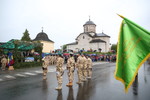 Aspect de la ceremonia de repatriere din Afganistan a militarilor Batalionului 33 Vanatori de Munte “Posada” - foto Valentin Ciobirca