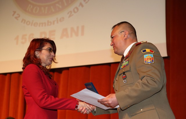 Aspect din timpul ceremoniei dedicate Zilei Statului Major General