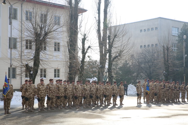 Ceremonie de plecare in Afganistan a militarilor Batalionului 2 Infanterie „Calugareni”

Foto: Valentin Ciobirca
