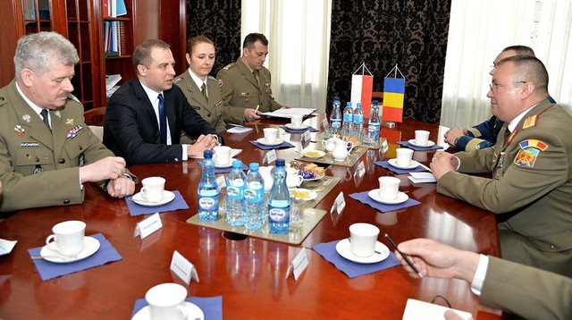 Intrevederea șefului Statului Major General, generalul Nicolae Ciuca, cu adjunctul ministrului apararii naționale din Polonia, Tomasz Szatkowski
