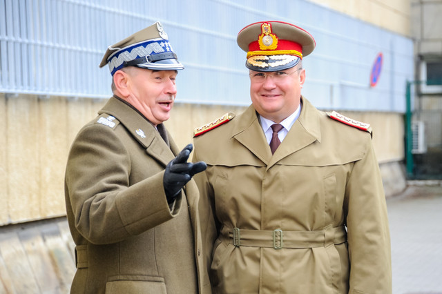 Intrevederea șefului Statului Major General, generalul Nicolae Ciuca, cu șeful Statului Major General din Polonia, Mieczys�aw Gocu�