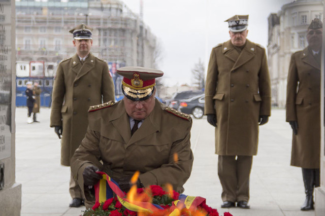 Intrevederea șefului Statului Major General, generalul Nicolae Ciuca, cu șeful Statului Major General din Polonia, Mieczys�aw Gocu�