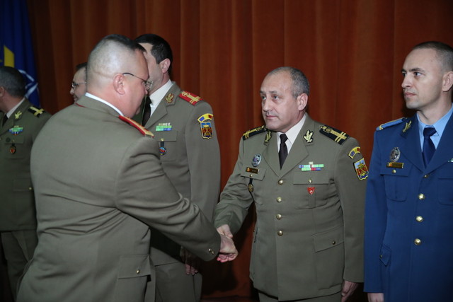 Ceremonie de avansare in grad