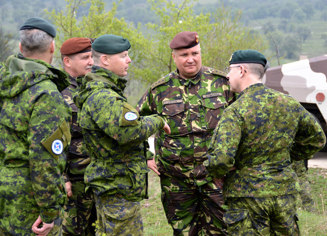 Exercițiul SCORPIONS FURY 
Discuții cu militarii romani și canadieni prezenți la exercițiu

foto: Catalin Dinu
