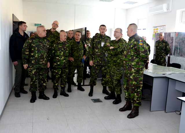 Exercițiul SCORPIONS FURY 
Vizitarea facilitaților de instruire a CILFT și discuții cu militarii prezenți la exercițiu 

foto: Catalin Dinu
