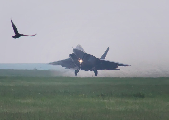 Aeronave F-22 „Raptor” la Mihail Kogalniceanu

Foto: Eugen Mihai