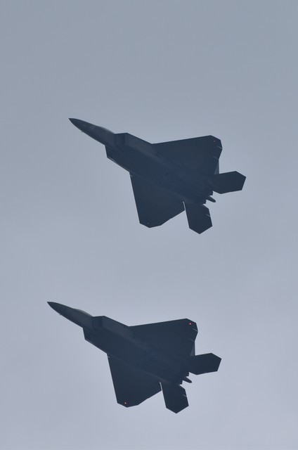 Aeronave F-22 „Raptor” la Mihail Kogalniceanu