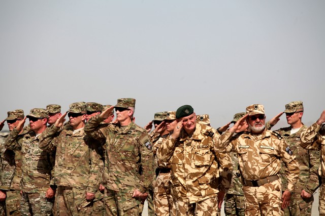 Ceremonie militara si religioasa de comemorare pentru cei doi eroi, in Afganistan 

Foto Iulian Cadulencu
