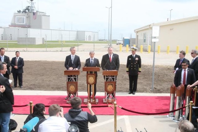 Ceremonia certificarii operationale a sistemului de aparare antiracheta Aegis Ashore (AAMDS)
Foto: Eugen Mihai
