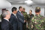 Aspect de la vizita Președintelui Romaniei, Klaus Iohannis la Exercitiul ,,Steadfast Cobalt 2016” - foto Eugen Mihai