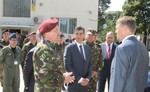 Aspect de la vizita Președintelui Romaniei, Klaus Iohannis la Exercitiul ,,Steadfast Cobalt 2016” - foto Eugen Mihai