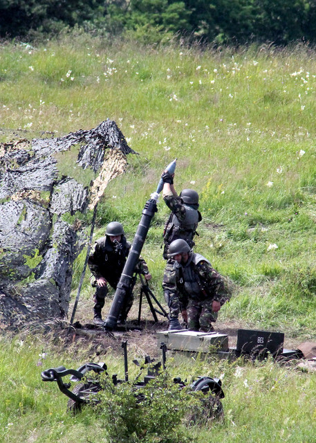 Ziua Distinșilor Vizitatori la exercițiul multinațional SARMIS-16 
Foto: Eugen Mihai
