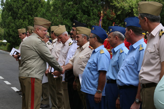 Ceremonie de trecere in rezerva a unor cadre militare din Statul Major General
Foto: Petrica Mihalache

