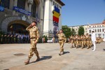 Ceremonia de plecare in misiune, in Teatrul de Operatii din Afganistan, a Batalionului 341 Infanterie Protecția Forței „Rechinii Albi