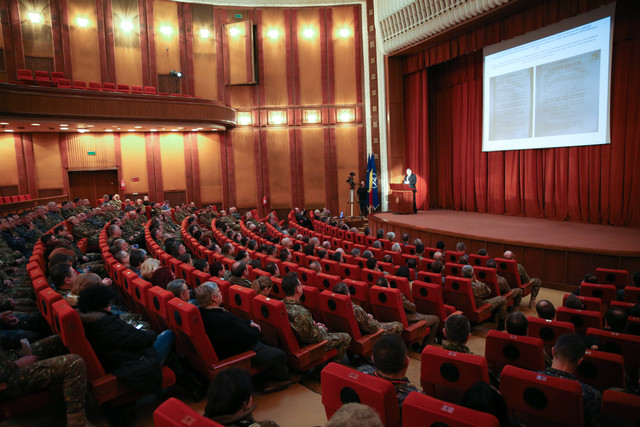 Simpozion dedicat Centenarului Marii Uniri de la 1918 la sediul Ministerului Apararii Naționale Foto: Nicusor Comanescu