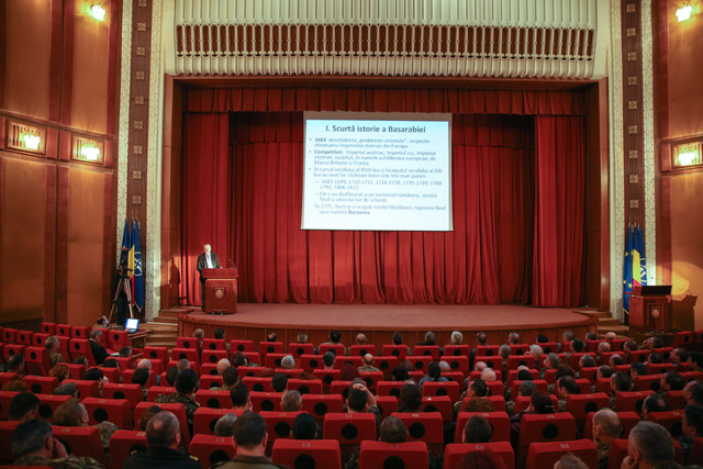Simpozion dedicat Centenarului Marii Uniri de la 1918 la sediul Ministerului Apararii Naționale Foto: Nicusor Comanescu