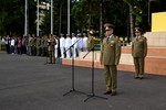 Ceremonii solemne in onoarea eroilor cazuti pentru apararea patriei pe platoul Academiei Forțelor Terestre ,,Nicolae Balcescu” și ceremonie de depuneri de coroane si jerbe de flori in Cimitirul Eroilor din Padurea Dumbrava, Sibiu.

Foto: Cosmin Roman si Elena Andrei
