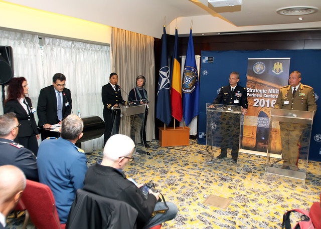 Aspecte de la Conferinta Partenerilor Militari Strategici ai NATO, gazduita de Romania