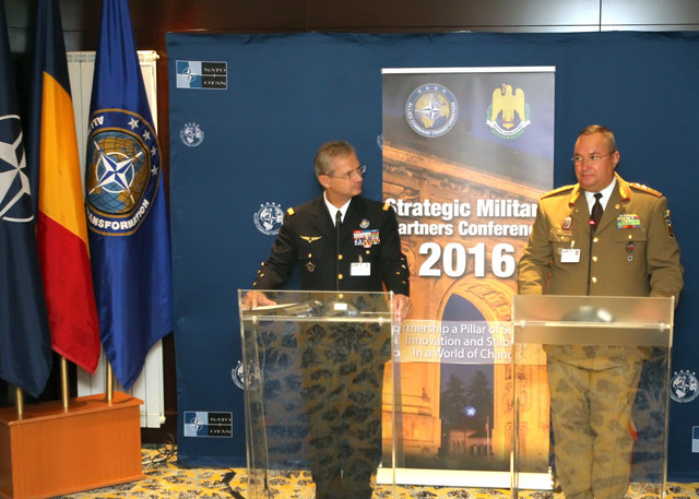 Aspecte de la Conferinta Partenerilor Militari Strategici ai NATO, gazduita de Romania