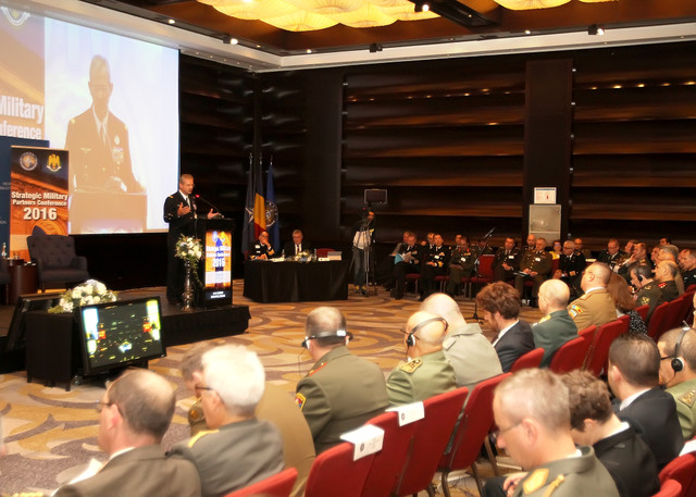Aspecte de la Conferinta Partenerilor Militari Strategici ai NATO, gazduita de Romania