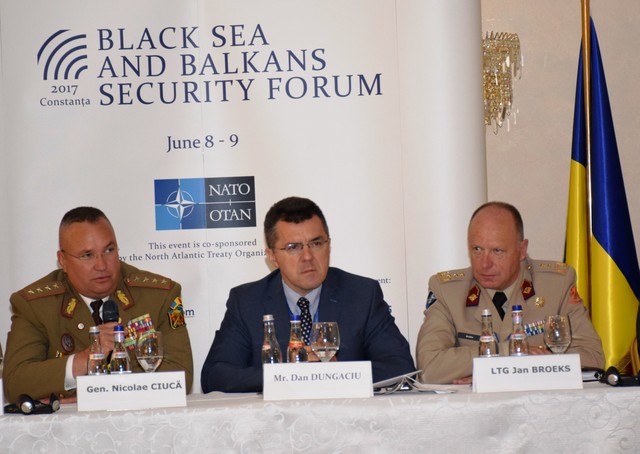 Aspecte din cadrul Black Sea and Balkans Security Forum 