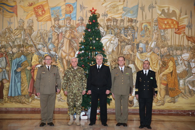 Ceremonie de trecere in rezerva la sediul Statului Major General