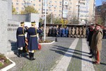 Aspecte de la ceremonia militara și religioasa organizata la Monumentul Eroilor cazuti in Teatrele de Operatii si pe teritoriul Romaniei