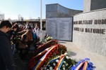Aspecte de la ceremonia militara și religioasa organizata la Monumentul Eroilor cazuti in Teatrele de Operatii si pe teritoriul Romaniei