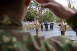 Ziua NATO sarbatorita la sediul Brigazii Multinationale Sud-Est 
Foto: M.Ap.N.