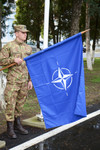 Ziua NATO sarbatorita la sediul Brigazii Multinationale Sud-Est 
Foto: M.Ap.N.