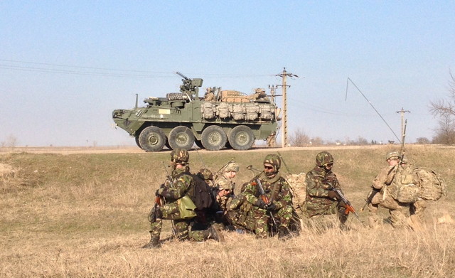 Aspect din timpul exercitiului 