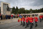 Aspect din timpul ceremoniei de la Monumentul Eroilor Patriei din Al Doilea Razboi Mondial (foto Vali Ciobirca)
