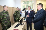 Aspecte din timpul vizitei la Unitatea pentru Integrarea Fortelor NATO (NFIU) din Bucuresti