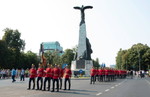 Ceremonia militara si religioasa la Monumentul Eroilor Aerului, Piața Aviatorilor din București.
foto MApN