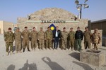 Vizita sefului Statului Major al Apararii in Afganistan
