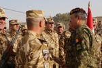 Vizita sefului Statului Major al Apararii in Afganistan