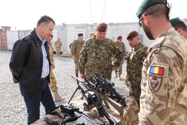 Vizita sefului Statului Major al Apararii in Afganistan